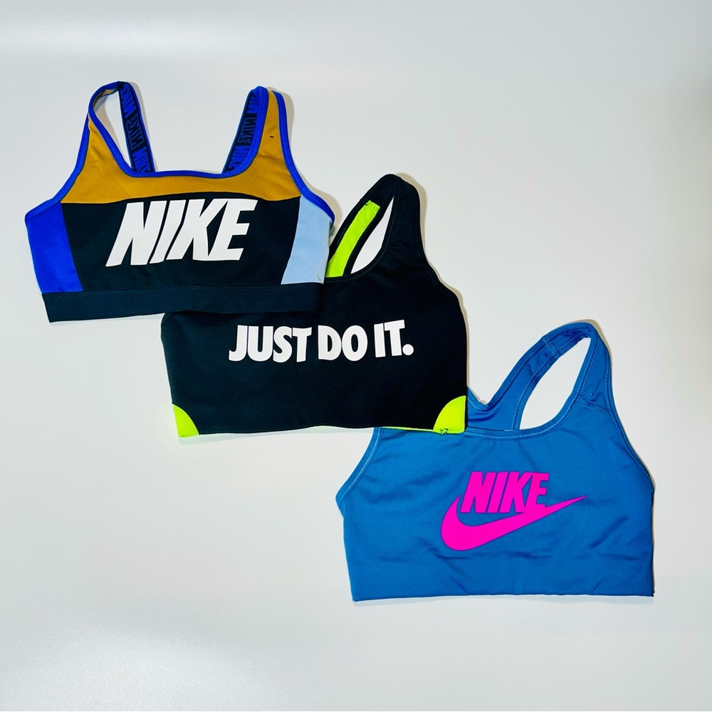 Nike sports bra Bundle of 3 Drifit sports bras athleisure workout women size XS